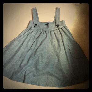 Grey wool schoolgirl like dress