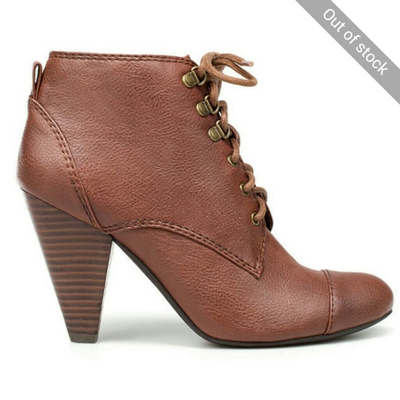 [SOLD] ZARA High Heel Ankle Boot with Laces