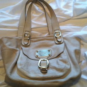 REDUCED Authentic, MK white leather purse.