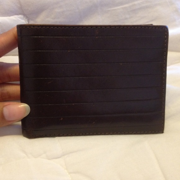 Dark chocolate men wallet