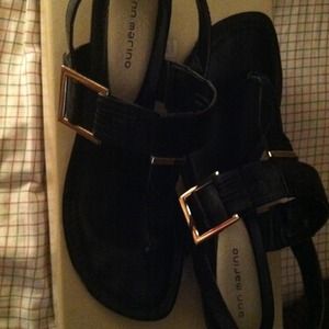 Black sandles. Worn twice