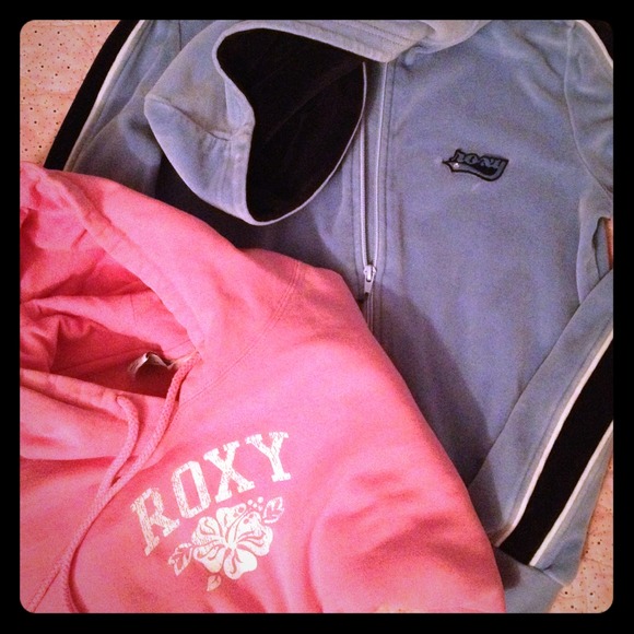 💢SOLD💢💙Two Roxy Hoodies 💗