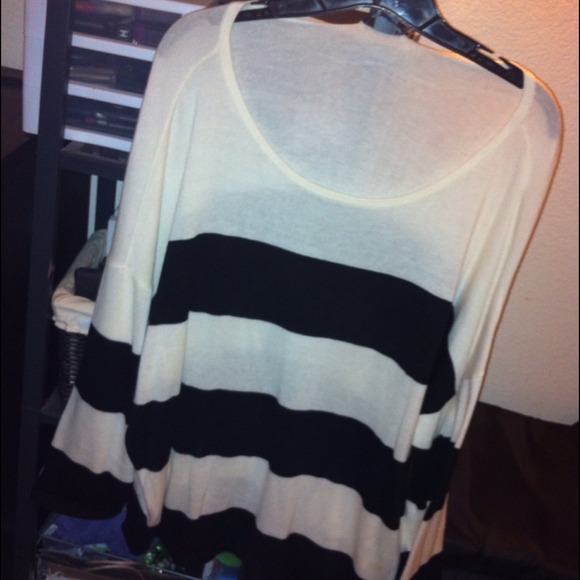 Oversized stripe sweater