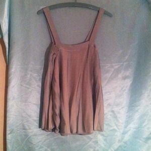 Baby doll half circle flutter top