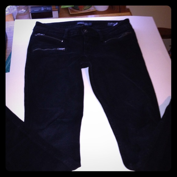 Kill city junkie fit black zipper jeans