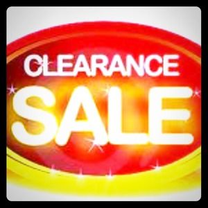 Clearance on already reduced items!!!