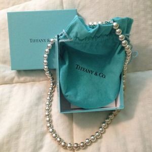 Tiffany & Co. 925 Silver Bead Necklace