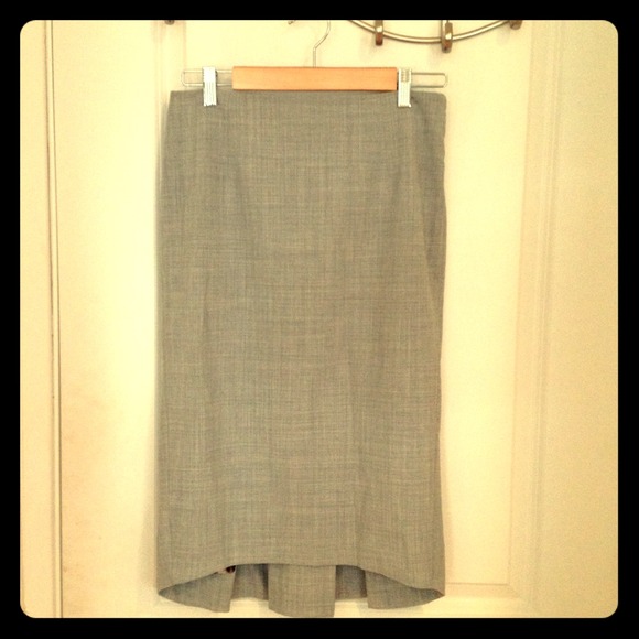 SOLD Grey Express Pencil Skirt