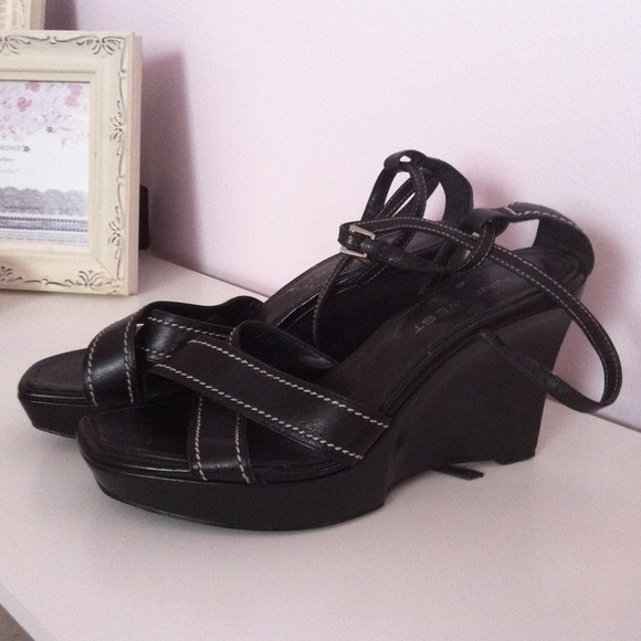 Sexy Nine West strappy heels.