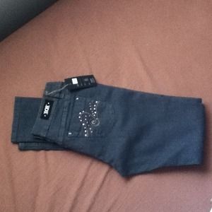 Dark gray skinny jeans