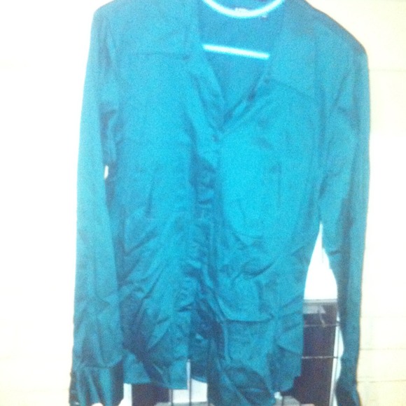 Green button up