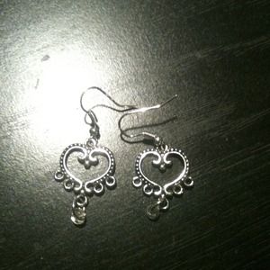 Heart earrings