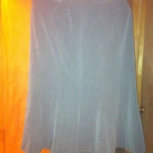 Mid calf grey skirt