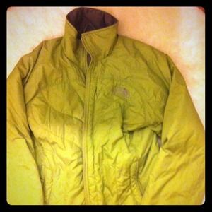 Northface light green coat