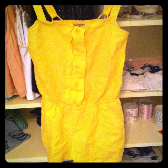 Juicy Couture bright yellow romper
