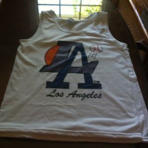 Custom designed tank for all LA sports lovers!