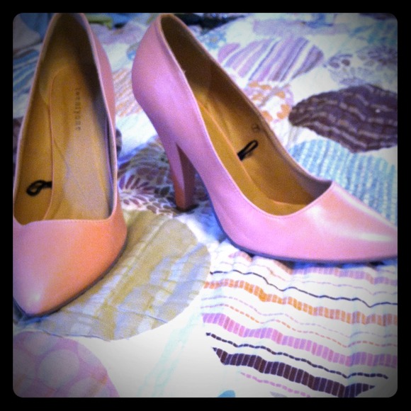 Celine Peach heels.