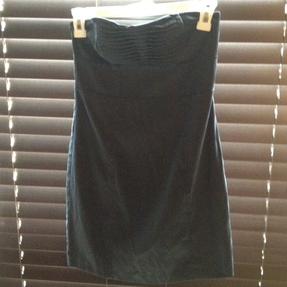 Strapless going out dress