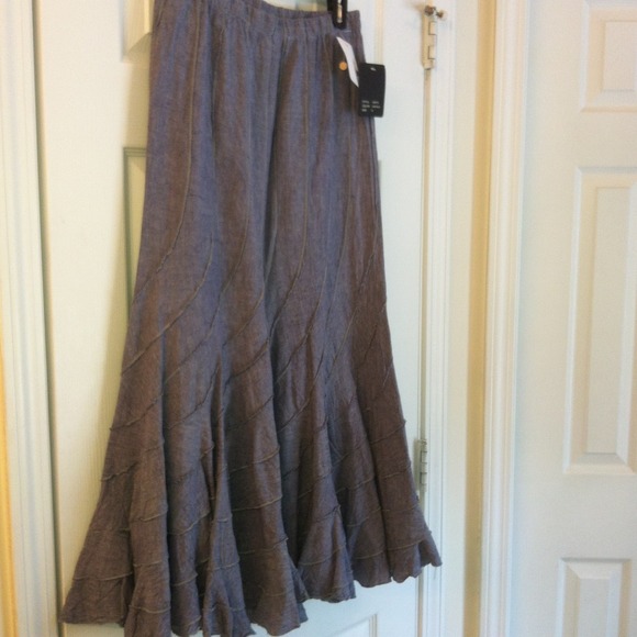 ***SOLD***Denim Flare skirt