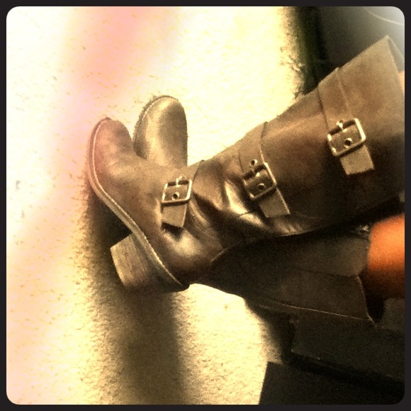 a.n.a Boots - Brown leather boots