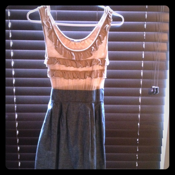 Ruffle top dress