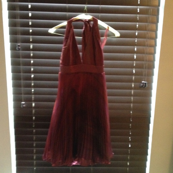 Halter cocktail dress