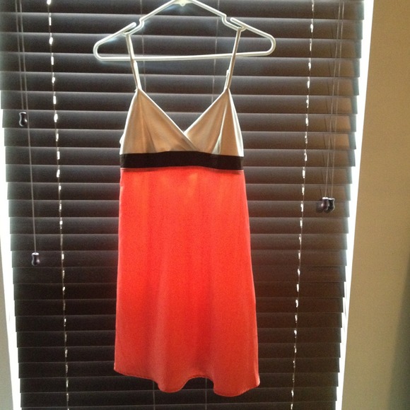 Colorblock strappy dress