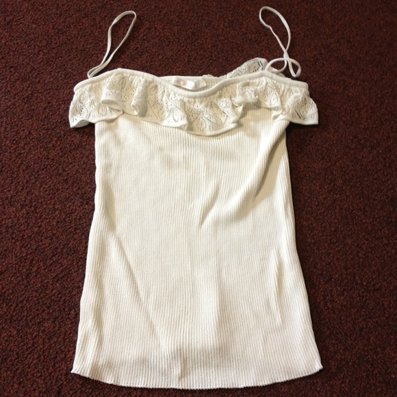 SOLD!!!!! Chloe Top with lace detail!