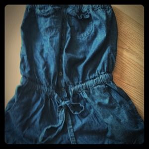 Denim Romper