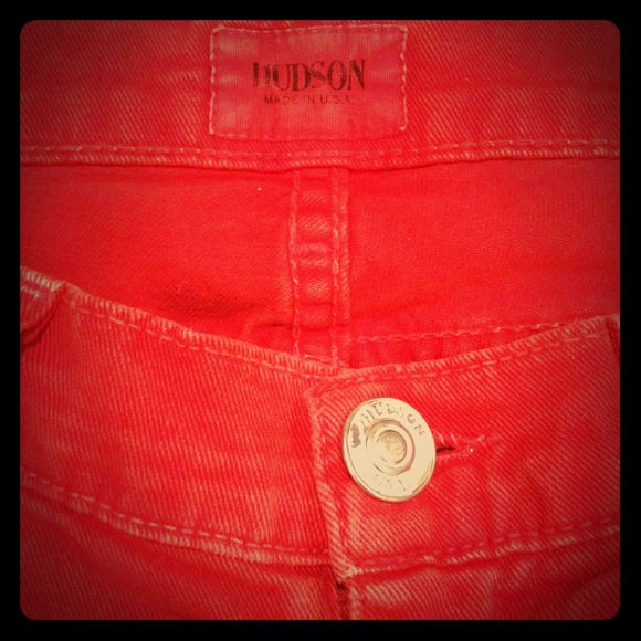 Hudson Jeans Red skinny