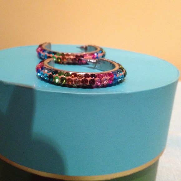 Crystal hoops - Picture 2 of 4