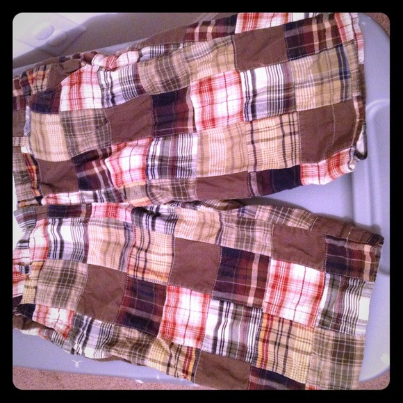 Patchwork shorts