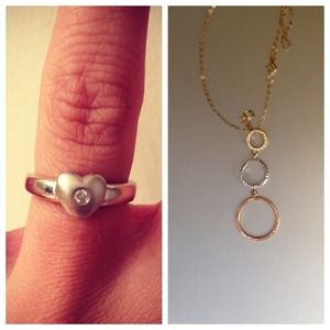 Reserved!!! Bundle ring and necklace