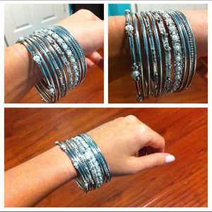 Silver bracelets