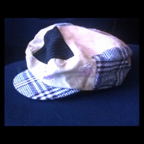 Brand new adorable, patchwork style hat.
