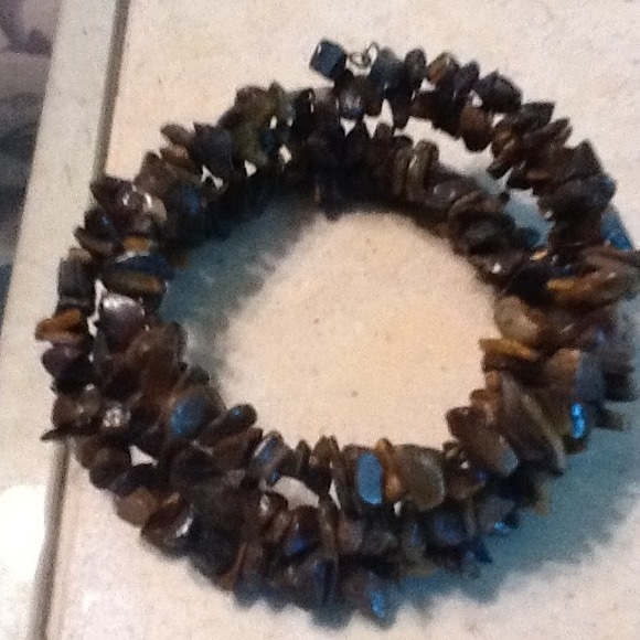 Brown stone bracelet