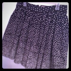 Navy Dotted Skirt