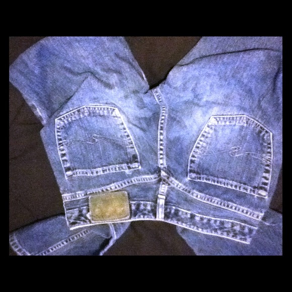 Silver jeans