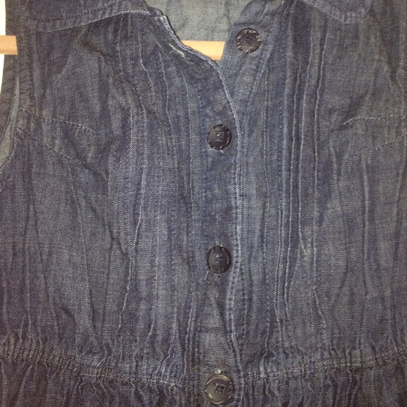 💋DETAILED BLUE DENIM DRESS - Picture 3 of 4