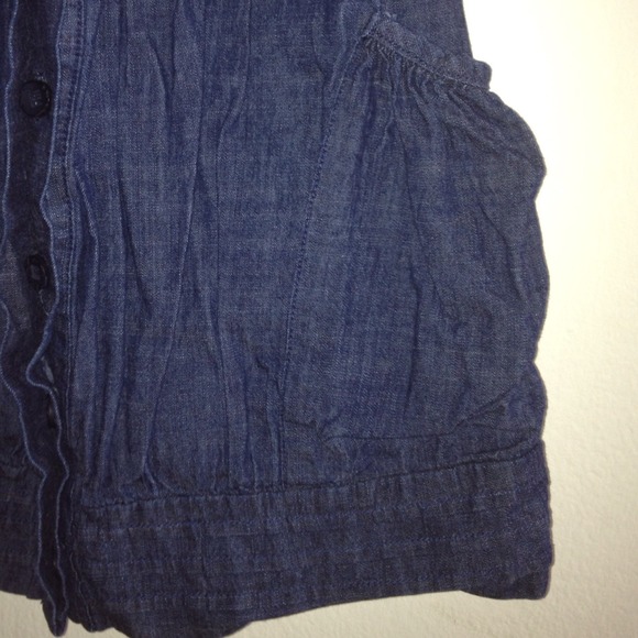 💋DETAILED BLUE DENIM DRESS - Picture 4 of 4