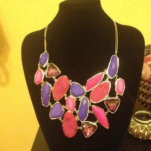 Bold statement necklace