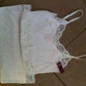 White lace under shirt or tank!!!