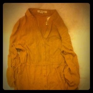 Forever 21 mustard button down