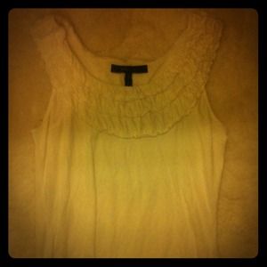BCBG white tank