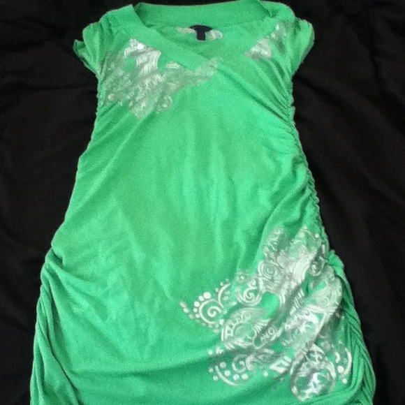 Dresses & Skirts - Sold  Green  Dereon dress and hoodie for hipchick