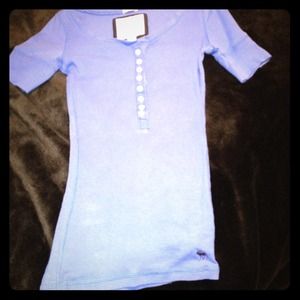 Abercrombie kids blue stretch t-shirt