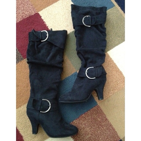 Boots - 💗Sexy Suede Black Boots💗