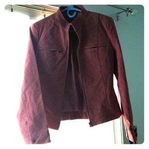 REDUCED!!!!! Pink genuine leather jacket