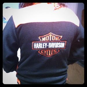 Worn twice Harley Davidson thick fleece jacket..