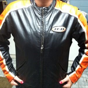 Genuine Leather Harley Davidson Jacket!